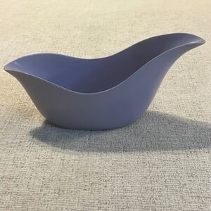 Vintage Royalon Melmac Gravy Boat Purple Mid Century Modern USA Made